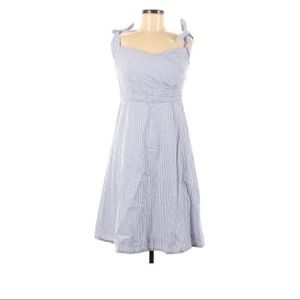 Off the shoulder Jcrew crew seersucker dress 4T